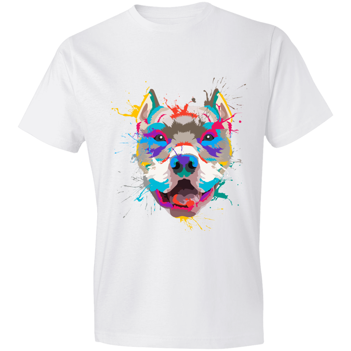 Pitbull Color Splash Unisex T-shirt